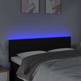  Uzglavlje crno 144x5x78/88 cm od tkanine | shoptok.hr