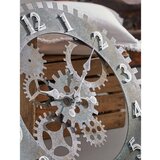 Ambia Home STENSKA URA rjava, srebrne barve 69,5 cm | Shoptok.si