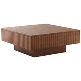 Jotex Temno rjava klubska mizica iz MDF plošč 90x90 cm Furuvik – | Shoptok.si