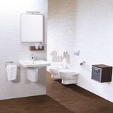 Jika H8104230001041 Cubito 60 x 45 cm pravokotni stenski keramični umivalnik z odprtino za armaturo | Shoptok.si