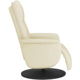  Naslanjač z naslonom za noge krem umetno usnje | Shoptok.si