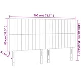  Uzglavlje roze 200x5x118/128 cm baršunasto | shoptok.hr