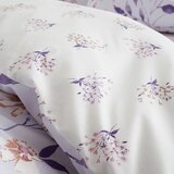 Catherine Lansfield Bela/vijolična podaljšana posteljnina za zakonsko posteljo 230x220 cm Isadora Floral – | Shoptok.si