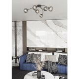  Plafonski luster VIBRA 6xE14/10W/230V crna/siva | Eponuda.com