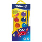 Pelikan Vodene barve fi 30mm 12 barv plus čopič pelikan 721324 Cijene