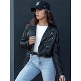 DStreet Kurtka skórzana damska PALIGOR czarna | Shoptok.si