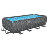 Bestway Montažni bazen APX 365 s črpalko (Siva, 16.477 l) | Shoptok.si
