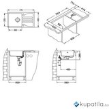  Sudoper Galapagos 30 bijeli Alveus | Eponuda.ba