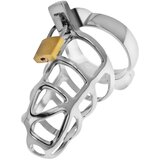 Addicted Toys Locked Locked Silver Lock metalni kavez za penis, veličina M | shoptok.hr