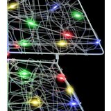vidaXL Božićno drvce s 160 LED svjetlima Šareni 150 cm Akril | shoptok.hr