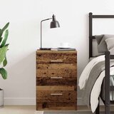  Noćni ormarić staro drvo 38x35x55 cm konstruirano drvo | shoptok.hr