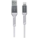 Prio Charge & Sync USB A na Lightning kabel MFi certificiran, 2 m, bele barve | Shoptok.si