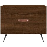  Stolić za kavu smeđa boja hrasta 50x50x40 cm konstruirano drvo | shoptok.hr
