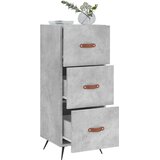  Komoda siva boja betona 34,5x34x90 cm od konstruiranog drva | shoptok.hr