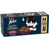  Posebna cijena! 88 x 85 g / 88 x 80 g Felix vrećice - "Tasty Shreds" govedina, piletina, pačetina i puretina (88 x 80 g) | shoptok.hr