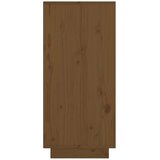  Komoda smeđa boja meda 60 x 34 x 75 cm od masivne borovine | shoptok.hr