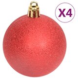  Set božićnih kuglica od 108 komada crvene i bijele | shoptok.hr