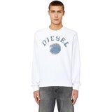 Diesel Sweatshirt - S-GINN-K30 SWEAT-SHIRT white | Shoptok.si