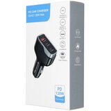  USB QC 3.0 auto punjač 18W + 2x Type C PD 100W+30W CC53-2C1A (ukupno 138W) | shoptok.hr