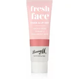 Barry M Fresh Face tekoče rdečilo in sijaj za ustnice odtenek Summer Rose 10 ml