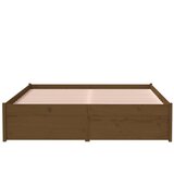  Okvir za krevet boja meda drveni 120 x 190 cm mali bračni | shoptok.hr
