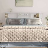 vidaXL vzglavna omarica bela 200x19x103,5 cm | Shoptok.si