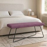  Klupa Ljubičasta 110 x 40 x 45 cm Baršun | Eponuda.com