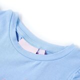  Dječja majica s volanima svjetloplava 104 | shoptok.hr