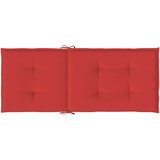  Jastuci za vrtne stolice 2 kom crveni 120x50x3 cm od tkanine | shoptok.hr