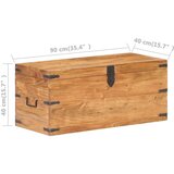  Škrinja od masivnog bagremovog drva 90 x 40 x 40 cm | shoptok.hr