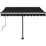  Tenda na ručno uvlačenje s LED svjetlima 350 x 250 cm antracit | shoptok.hr