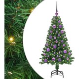 vidaXL Umestno božično drevo Zelena 120 cm PVC, jeklo in plastika | Shoptok.si