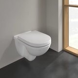Villeroy Boch 5660H101 O.novo Combi-Pack viseča WC školjka z WC desko s počasnim zapiranjem | Shoptok.si