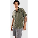 Passenger Chill Textured Organic Cotton Srajca wild green stripe Cene