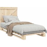  Okvir kreveta s uzglavljem 90 x 200 cm od masivne borovine | shoptok.hr