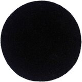 vidaXL podmetači 4 kom obični/crni 38 cm okrugli pamučni | shoptok.hr