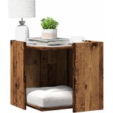 vidaXL Kutija za mačji pijesak boja drva 53x53x51 cm konstruirano drvo | shoptok.hr