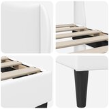  Krevetna konstrukcija Bijela 80 x 200 cm Umjetna koža | shoptok.hr