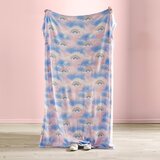 Catherine Lansfield Modra/rožnata otroška odeja iz mikropliša 130x170 cm Candy Unicorn – | Shoptok.si