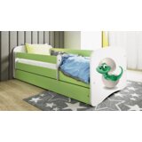  dječji krevet MALI DINO s ladicom - zeleni - 180*80cm | shoptok.hr