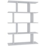 Kalune Design Harmon Bijela polica za knjige 90x25x127,4 cm, Bijela Cijene