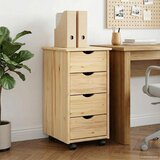  Mobilni ormar Smeđa 65,5 x 34 x 39 cm Čvrsto borovo drvo | shoptok.hr