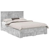  Konstrukcija postelje z vzglavjem Betonsko siva 140 x 200 cm, (5000103571) | Shoptok.si