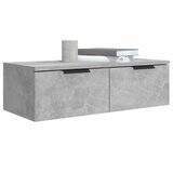  Zidni ormarići 2 kom boja siva betona 68x30x20 cm drveni | shoptok.hr