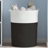 vidaXL Košara za pohranu smeđe-bijela Ø 49x65 cm pamučna | shoptok.hr