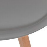  Blagovaonske stolice 6 kom sive plastične | shoptok.hr