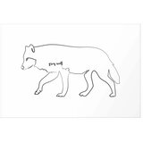  Plakat - Wolf 90x60 Bez okvira | shoptok.hr