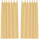  Zavjese za blackout s prstenovima 2 kom. Bež 225 x 140 cm | shoptok.hr