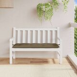 vidaXL Jastuk za vrtnu klupu prošarano smeđesivi 120x50x7cm od tkanine | shoptok.hr