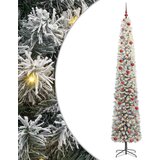 vidaXL Umestno božično drevo Zelena 270 cm PVC in Jeklo in Plastika | Shoptok.si